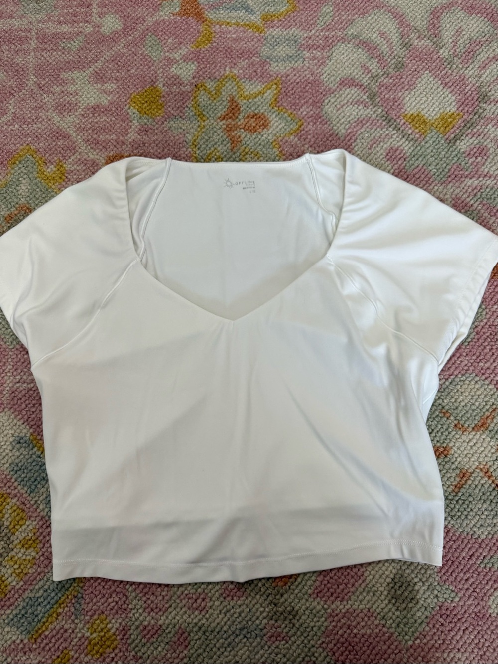 Offline by Aerie Real Me Cropped Tee